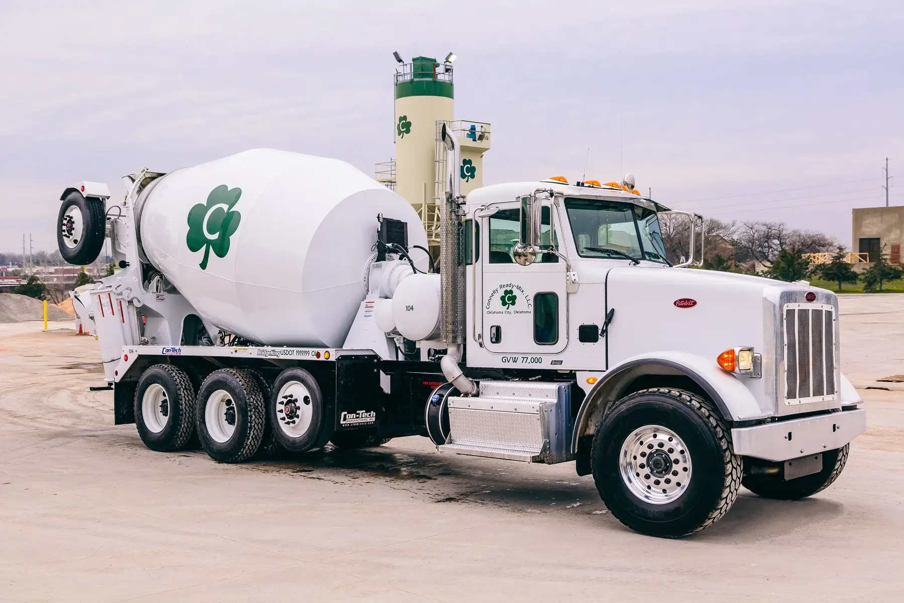 Connelly Ready-Mix truck at the Oklahoma City plant